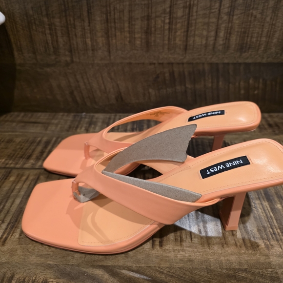 Nine West Nest Creamsicle Heeled Sandals - Picture 4 of 7
